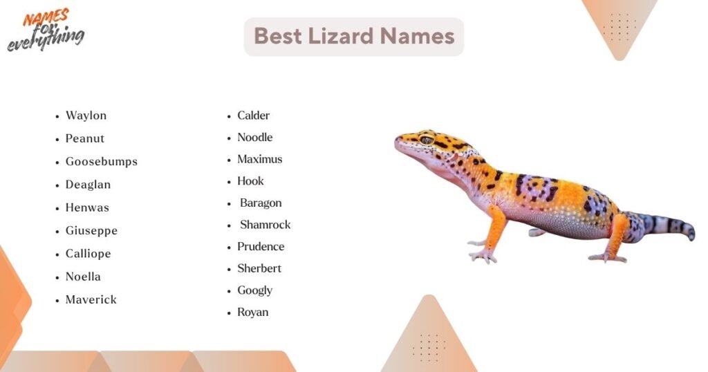 Best lizard names