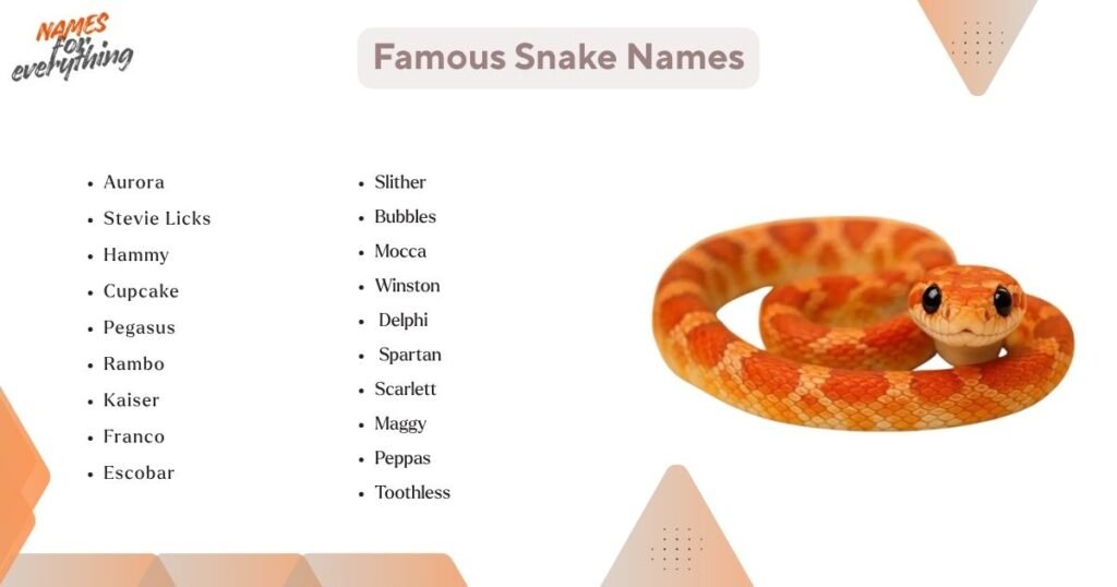 Famous snake names