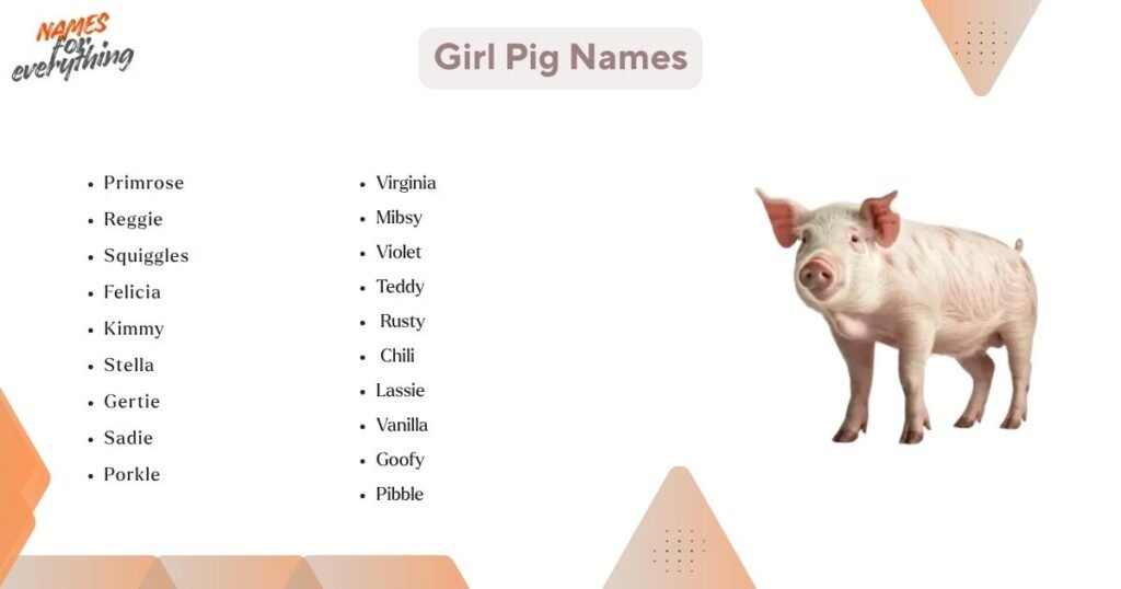 Female Pig Names