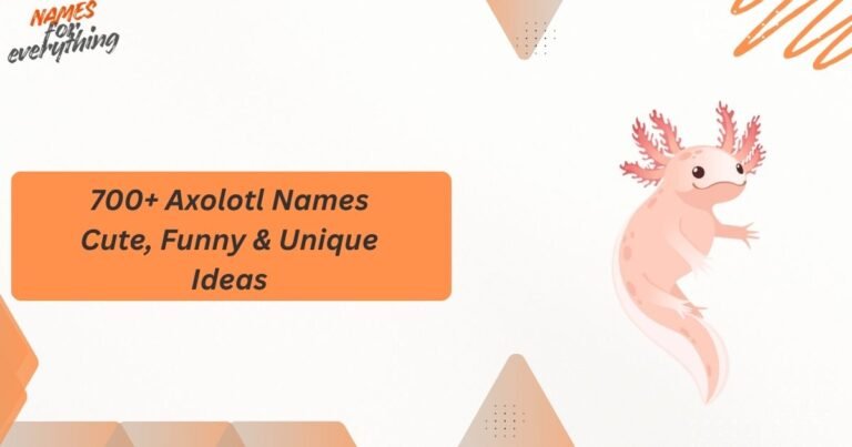 Axolotl Names