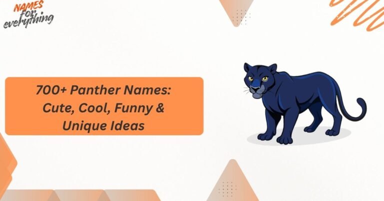 Panther Names