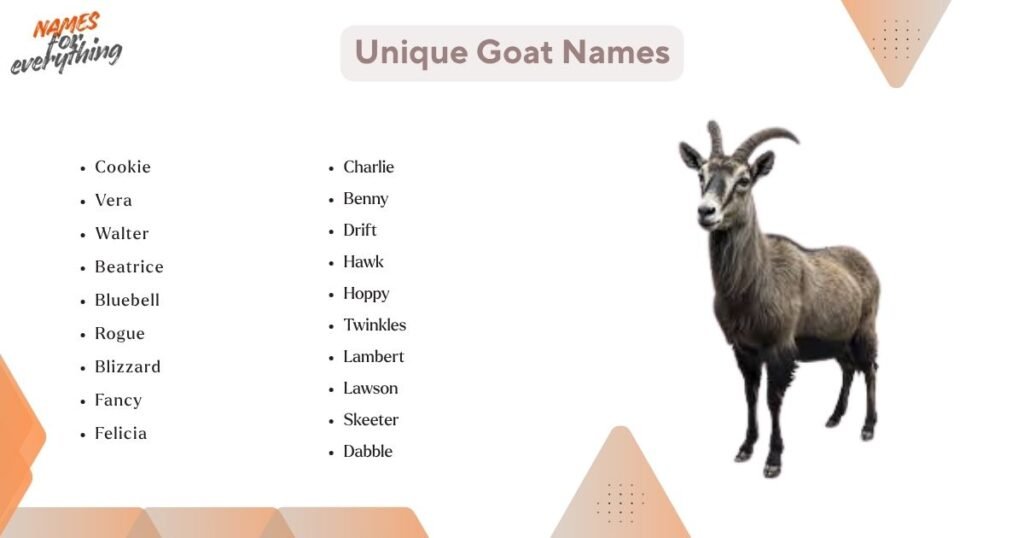 Unique Goat Names