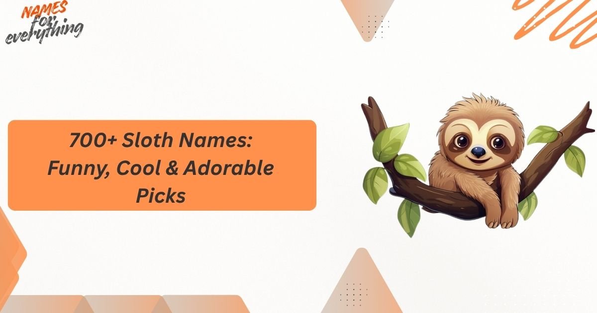 Sloth Names