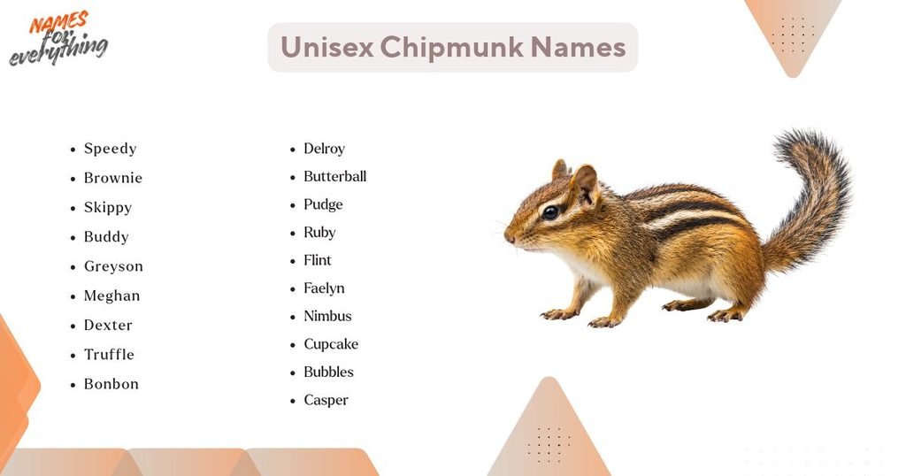 Unisex Chipmunk Names